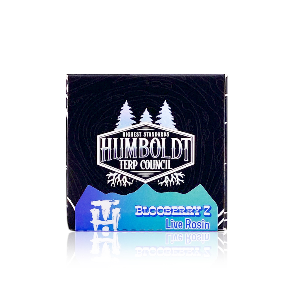 Photograph of product: HUMBOLDT TERP COUNCIL - Concentrate - Blooberry Z - Live Rosin - 1G