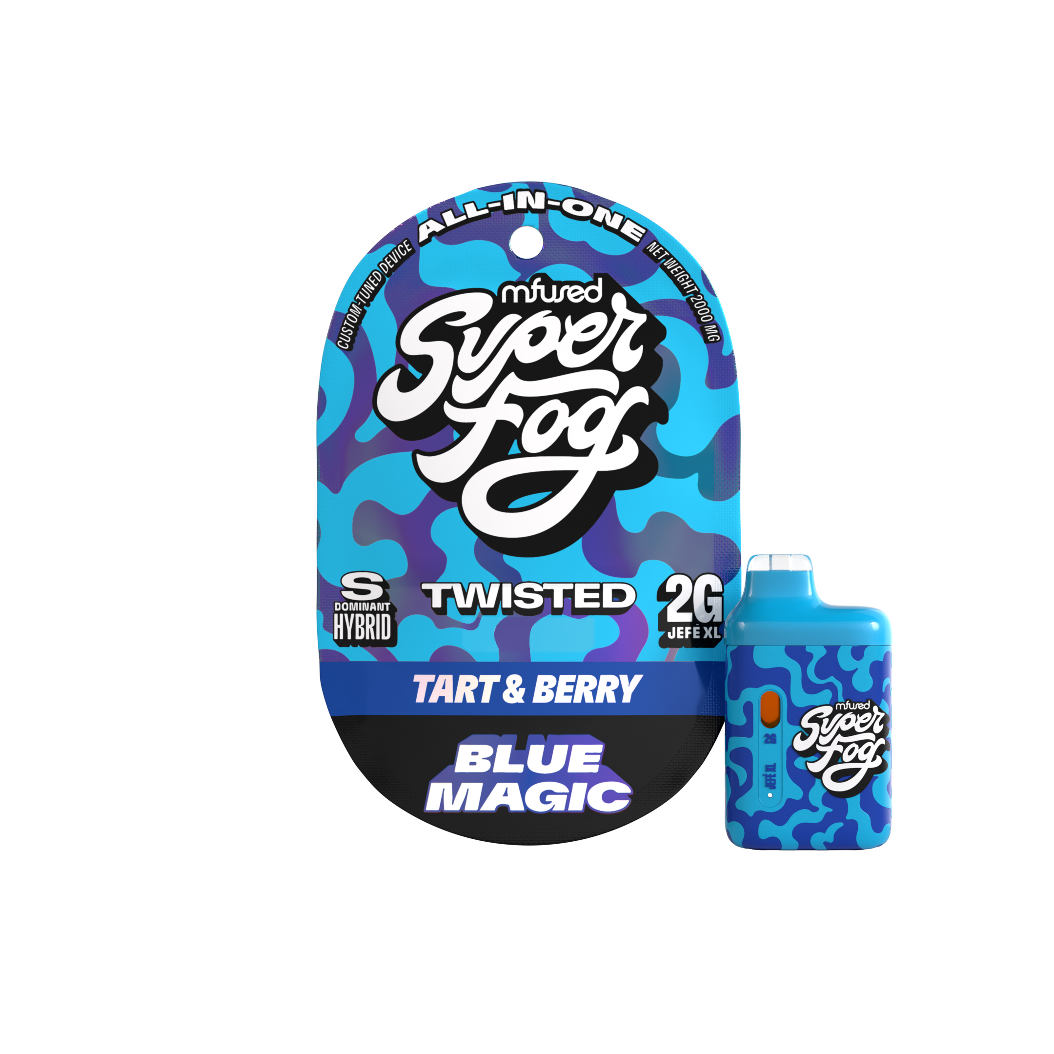 Photograph of product: Mfused | Super Fog Blue Magic | 2pk | AIO (SDH)