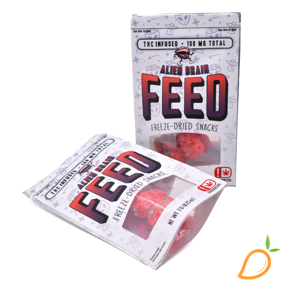 Photograph of product: 100mg Freeze Dried Alien Brain FEED Edibles