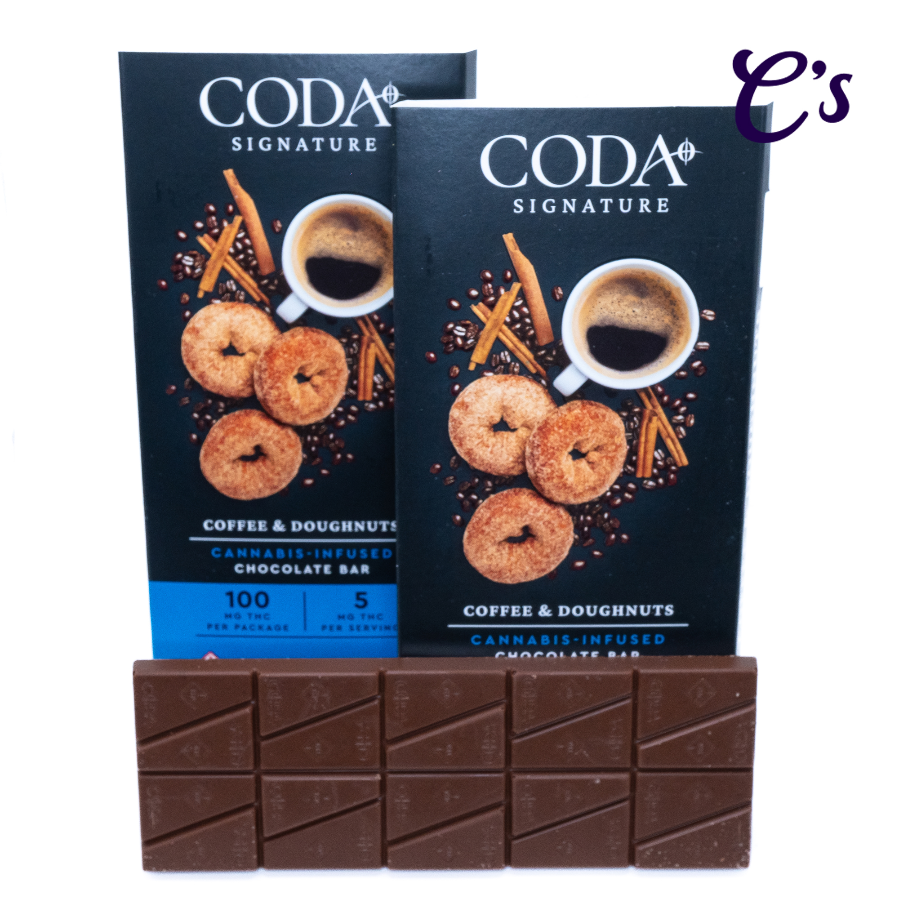 Photograph of product: Coda | Chocolate (H) Coffee & Donuts 100mg