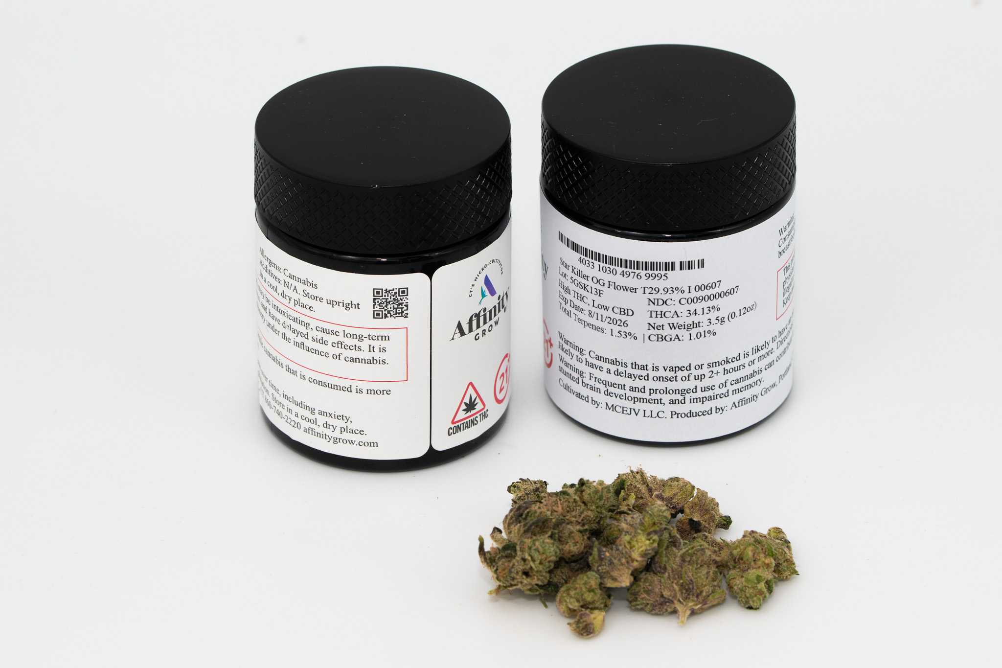 Photograph of product: Star Killer OG Flower T29.93 (9-00607) - 3.5g