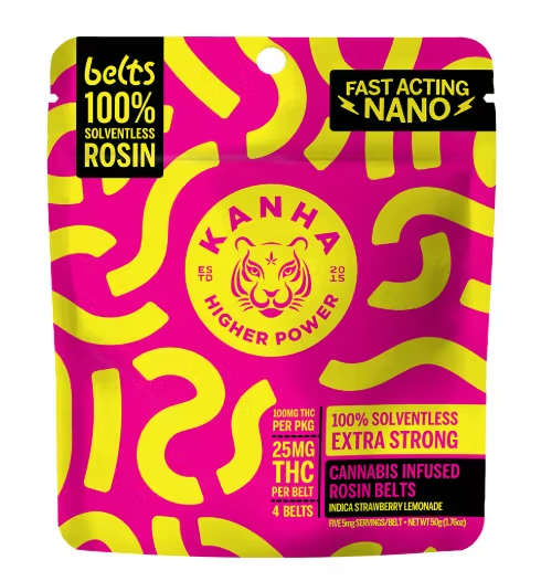 Photograph of product: Strawberry Lemonade x Ice Cream Cake | Live Rosin | Belts | Kanha