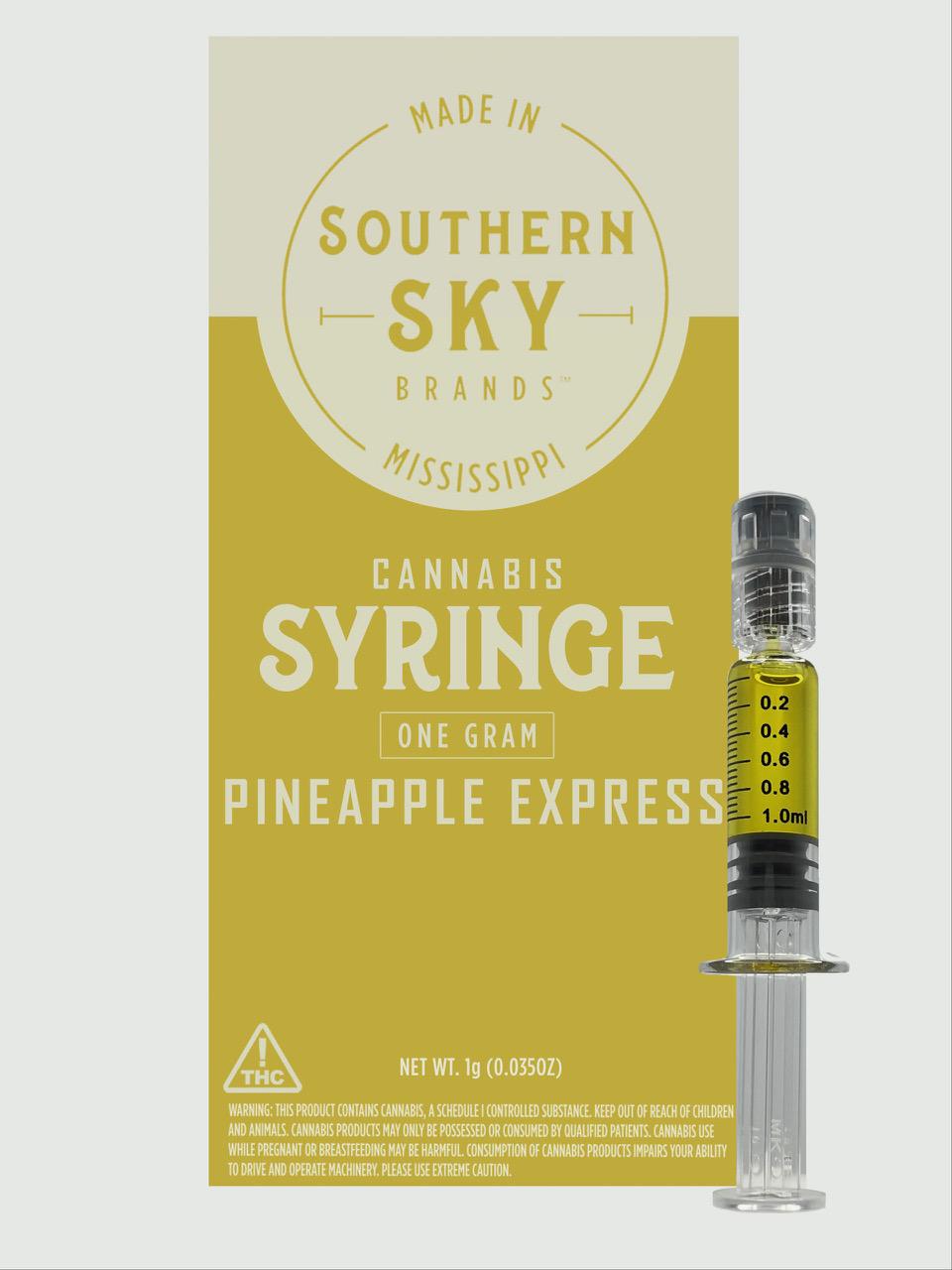 Photograph of Product: Southern Sky | 1g | Pineapple Express | Syringe