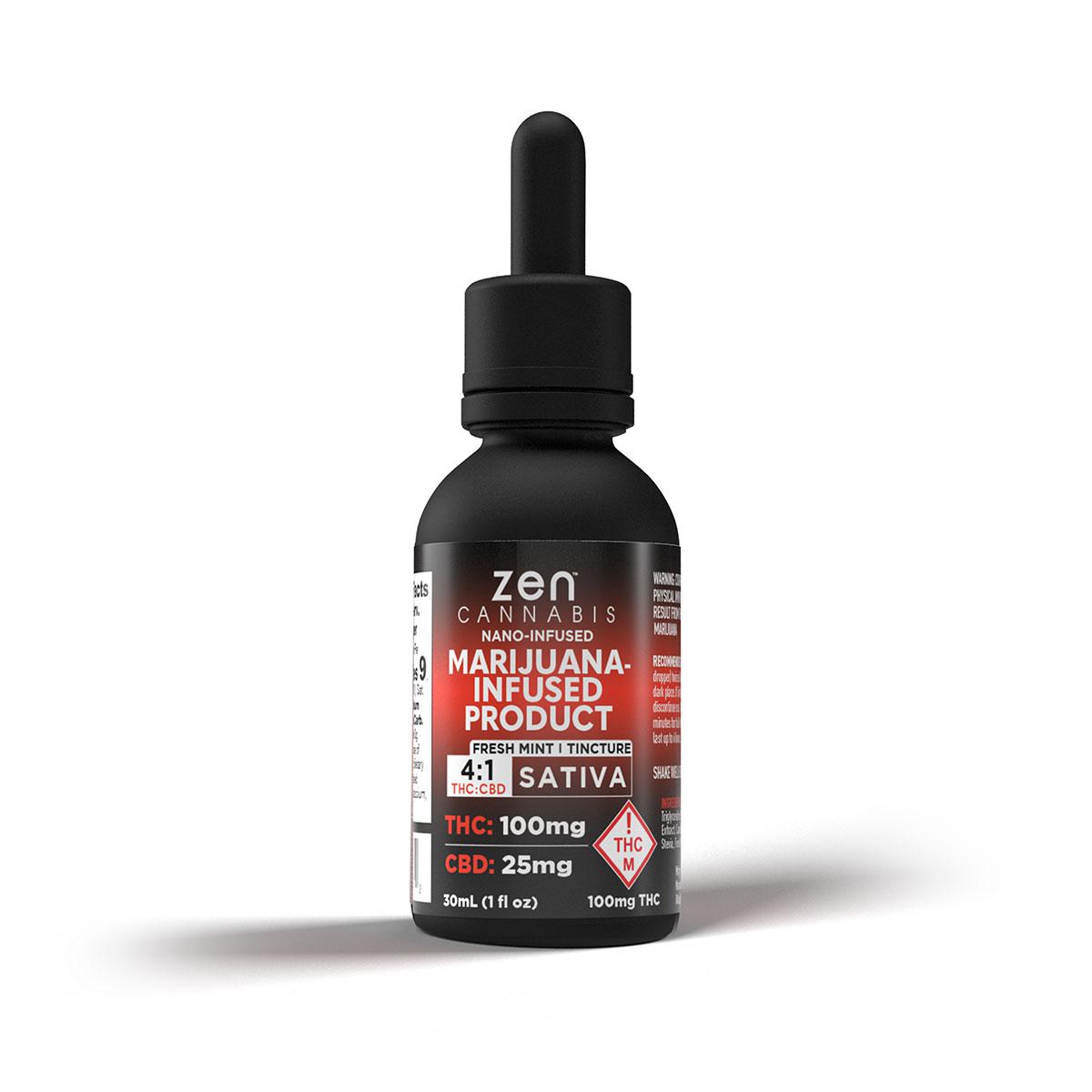 Photograph of product: Fresh Mint Oui'd 4:1 Tincture (100mg)