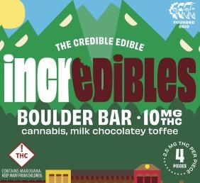 Photograph of product: Nove | Single Serve | Chocolate Taffee | Boulder Bar