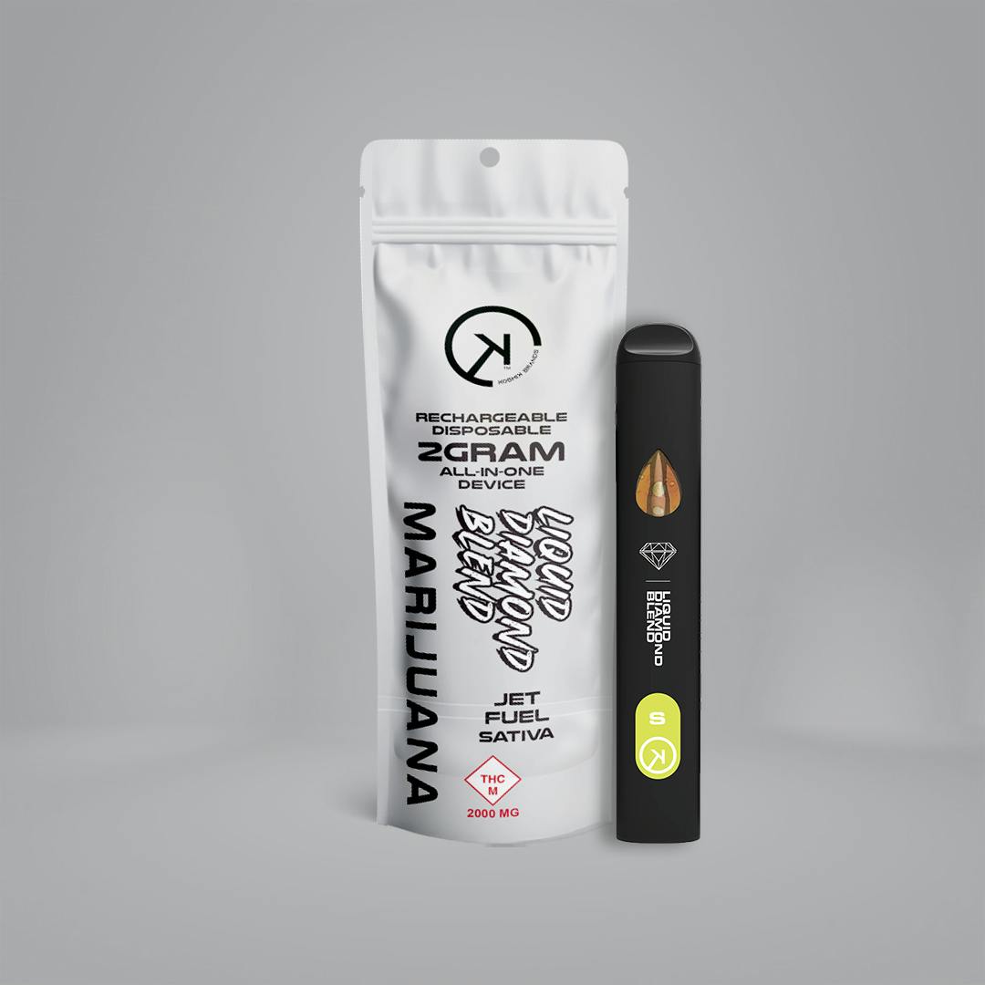 Photograph of product: Kosmik Brands I Liquid Diamond Disposable Vape I Jet Fuel