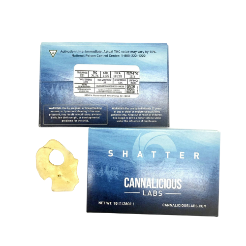 Photograph of product: Cannalicious Labs - Moonbeam Shatter