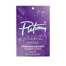 Photograph of product: Platinum Vape | 200MG Gummies | Grape