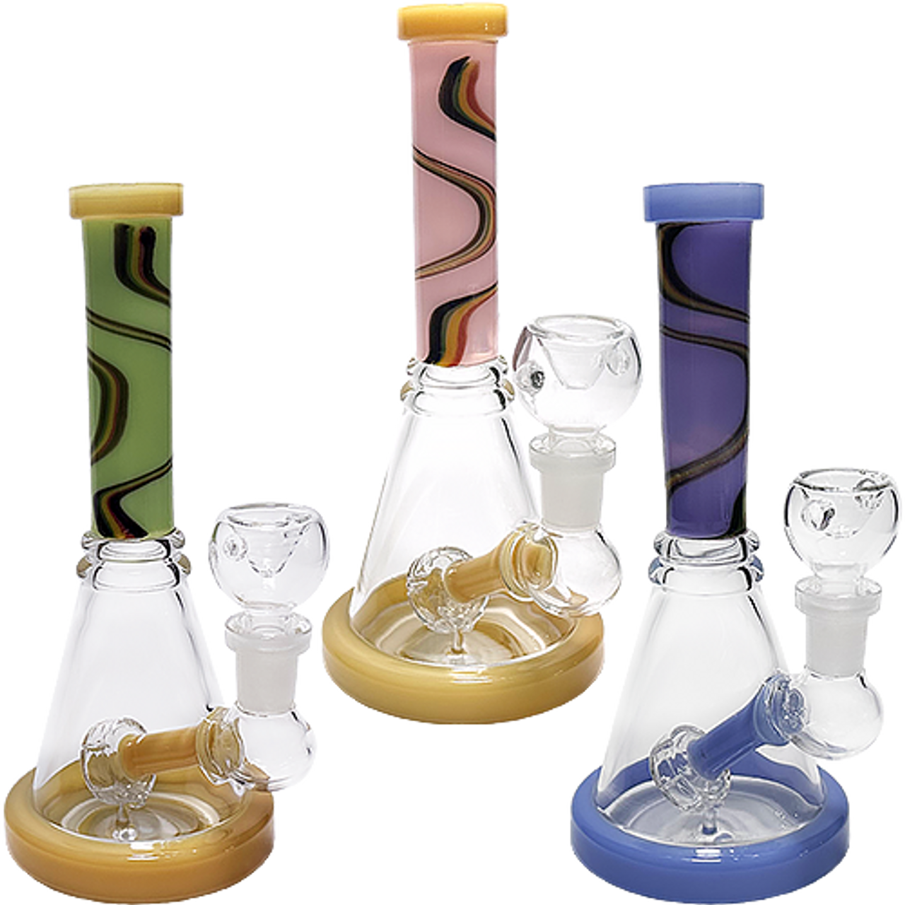 Photograph of product: 8" Wig Wag Perc Beaker