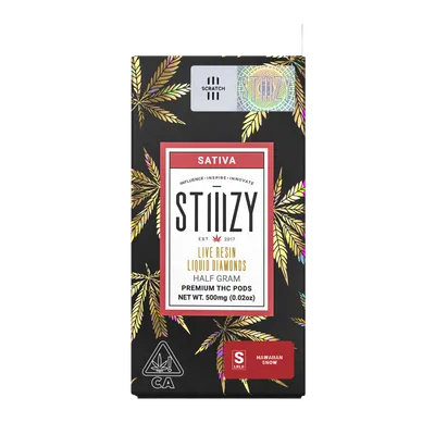 Photograph of product: HAWAIIAN SNOW 0.5G LIQUID DIAMOND POD