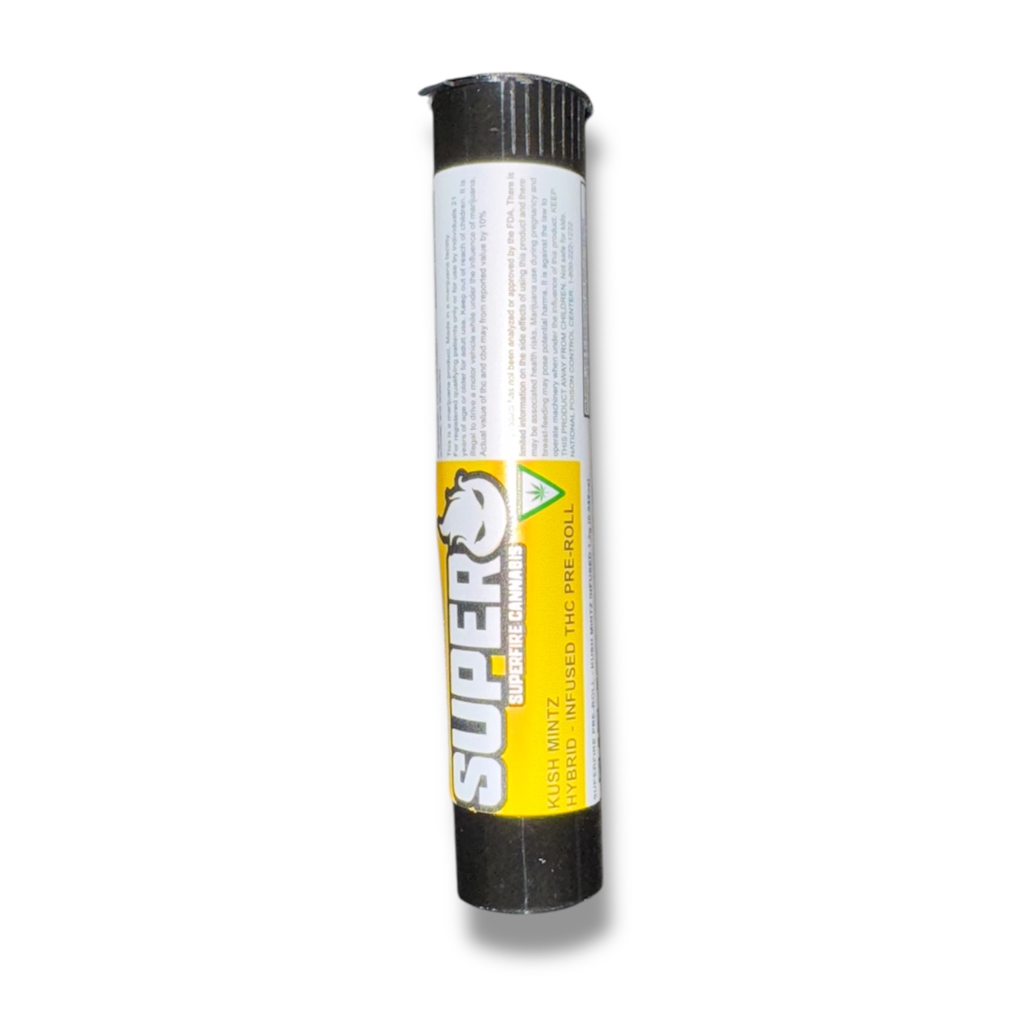 Photograph of product: Superfire Pre Roll - Kush Mintz Infused