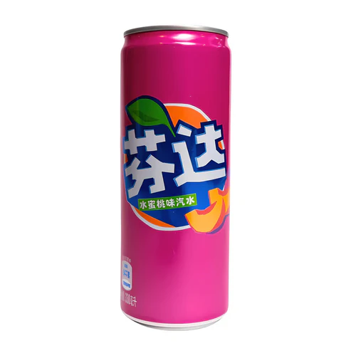 Photograph of product: Exotic Fanta 11. - Peach Can (China)