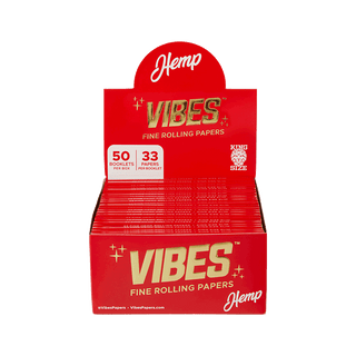 Photograph of product: Vibes | King Size Hemp Cones | Box of 30