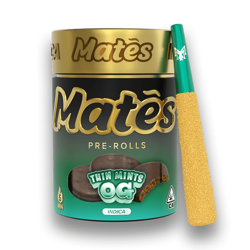 Photograph of product: MuhaMeds - 5 Pack Mates Infused Prerolls - Thin Mint OG