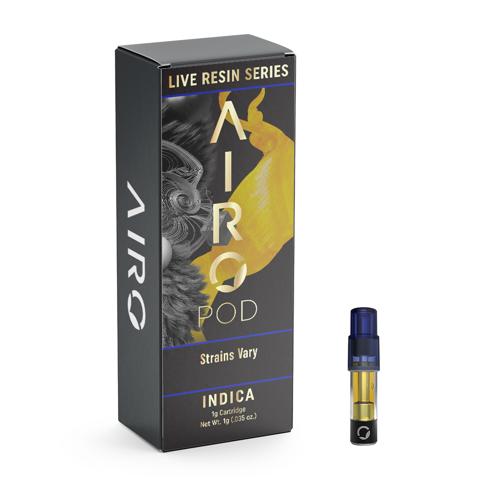 Photograph of product: Airo Blueberry Z Pie Live Resin Pod (REC)