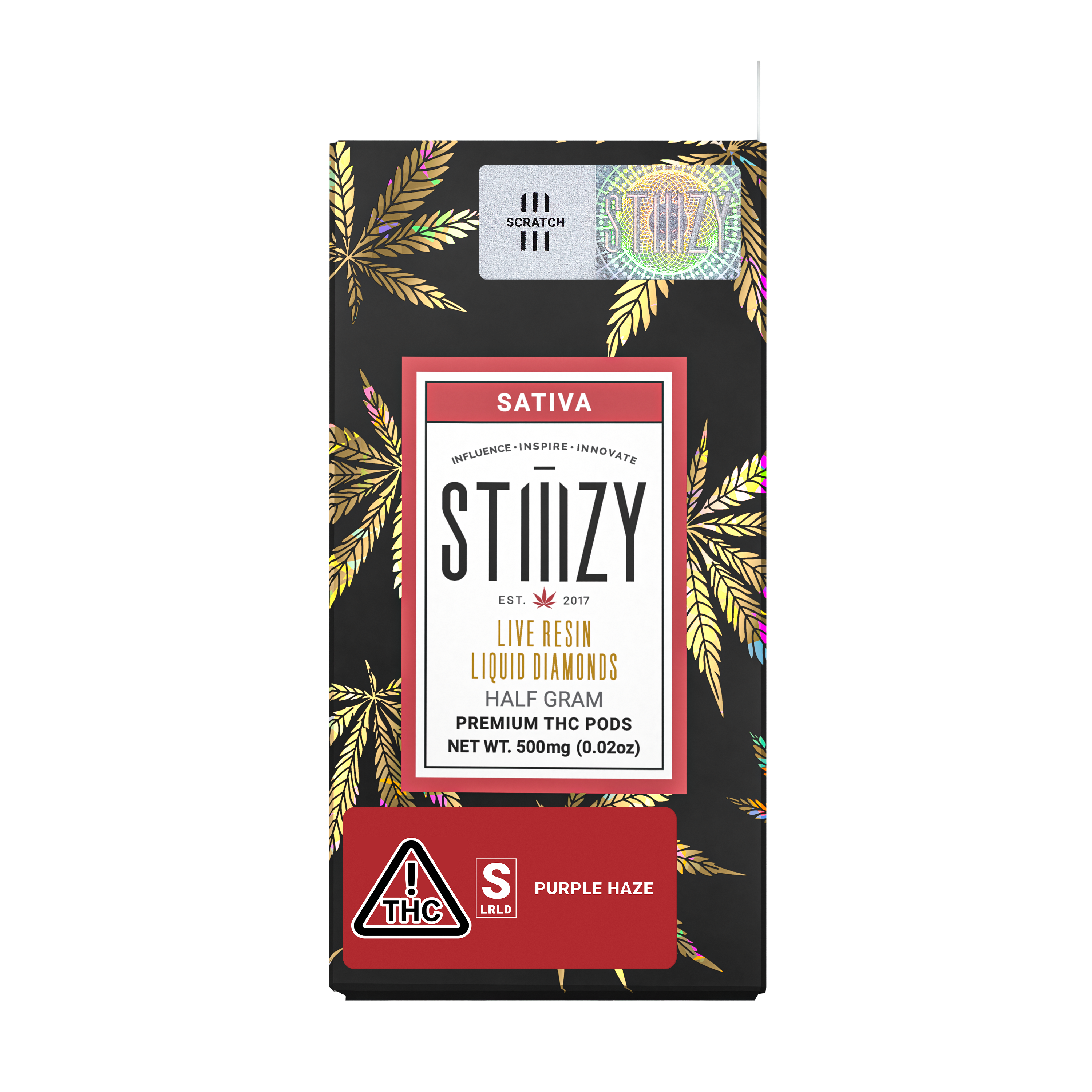 Photograph of product: Purple Haze Live Resin Liquid Diamonds Pod 0.5g {V364}
