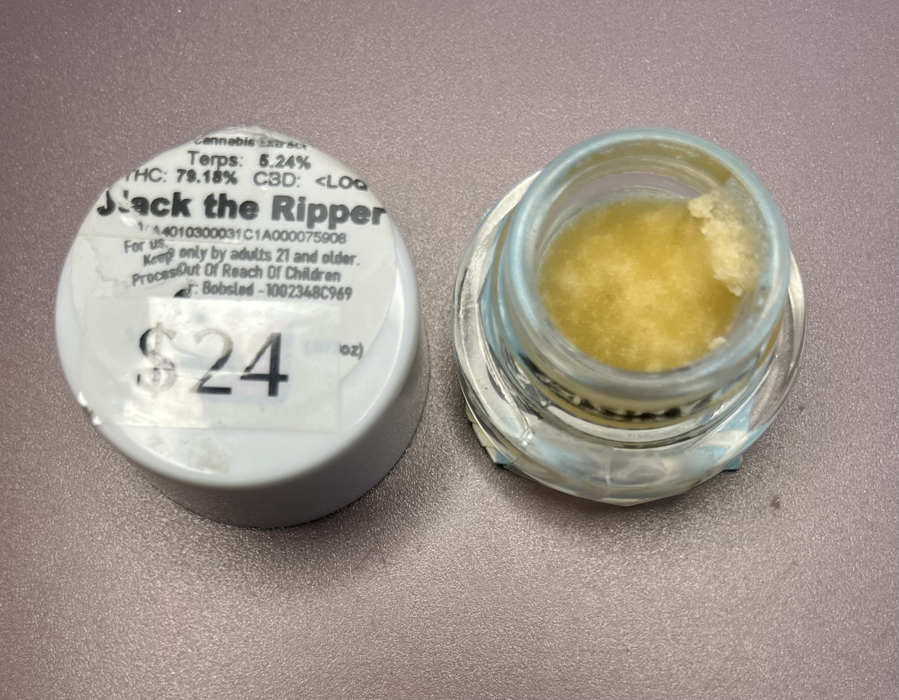 Photograph of product: Jack The Ripper Cured Resin - Bobsled