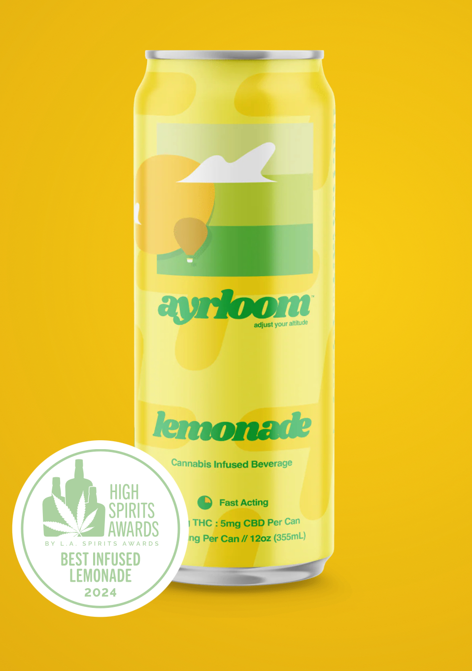 Photograph of Product: Ayrloom AU- Beverage 12oz - 2:1 - Lemonade