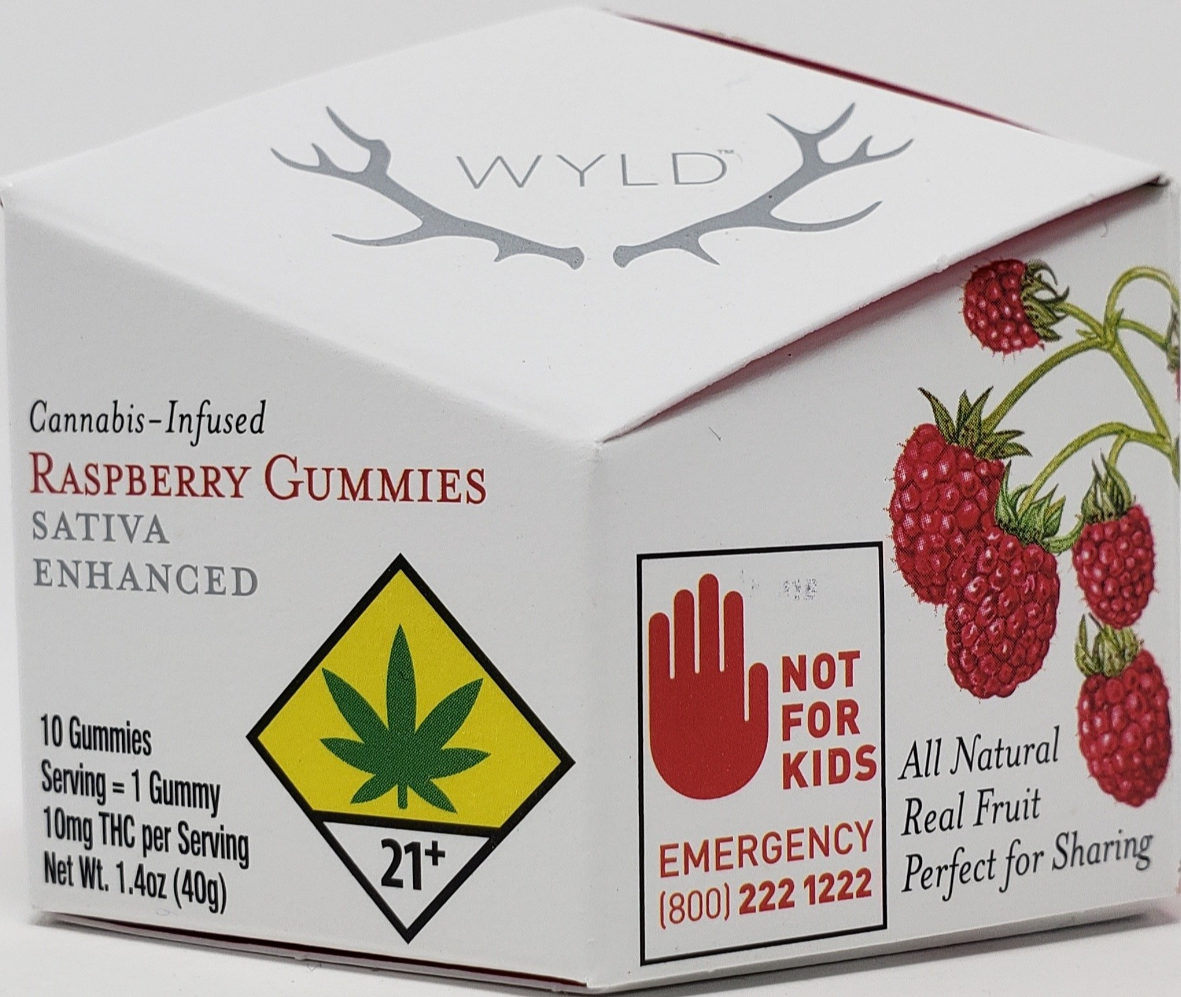 Photograph of product: WYLD Raspberry Oui'd (10pk)
