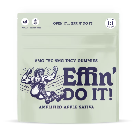 Photograph of product: 1:1 Amplified Apple Oui'd Gummies (TH-oui:TH-ouiV) - 5mg/20pk