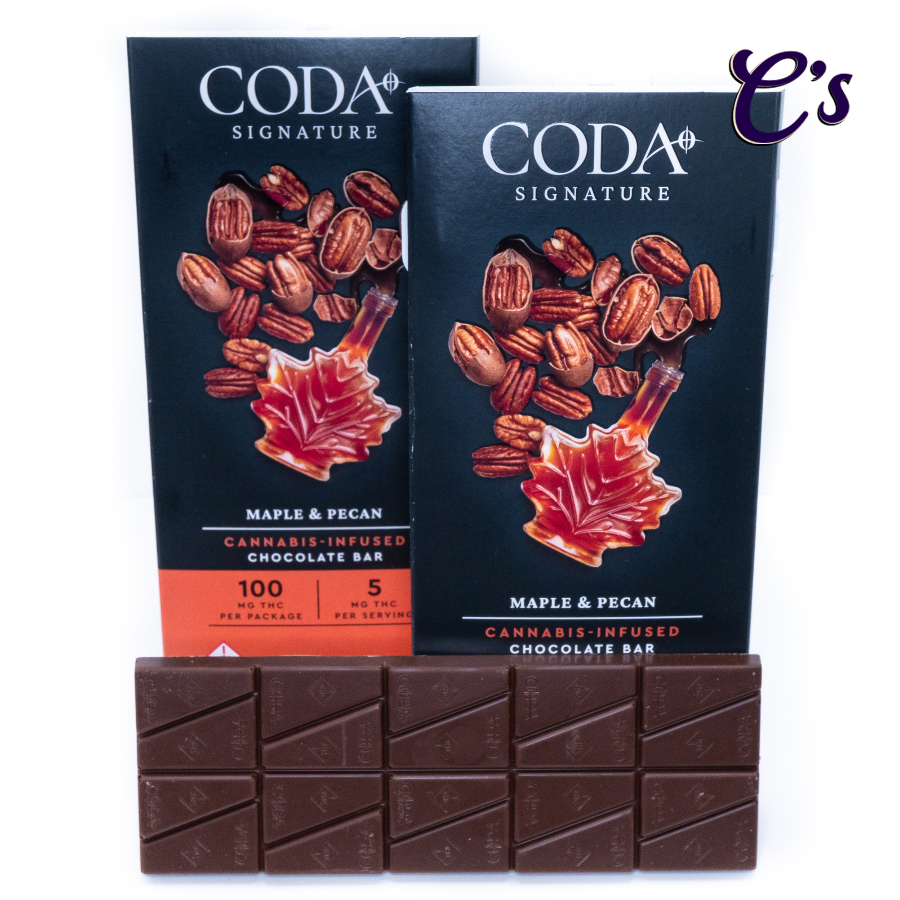 Photograph of product: Coda | Chocolate (H) Maple & Pecan 100mg