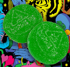 Photograph of product: Amped Up Apple (H) - Gummies (100mg)