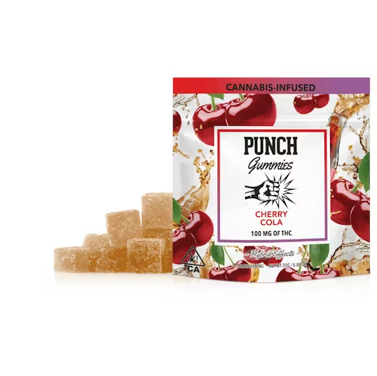 Photograph of product: [Punch] Gummies - 100mg - Cherry Cola (H)