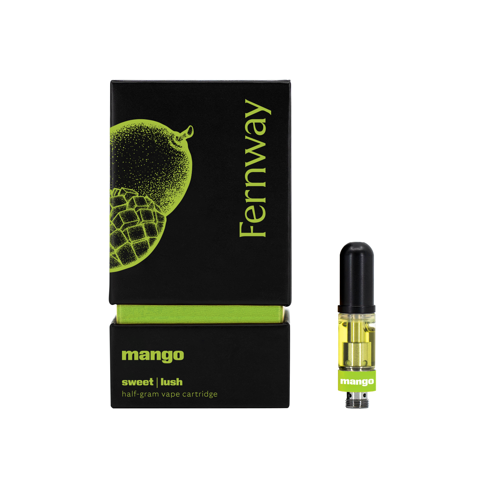 Photograph of product: Fernway Mango Vape Cart