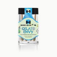 Photograph of product: Heights | Gelato Envy | 5 Pk Prerolls | 2.5G |