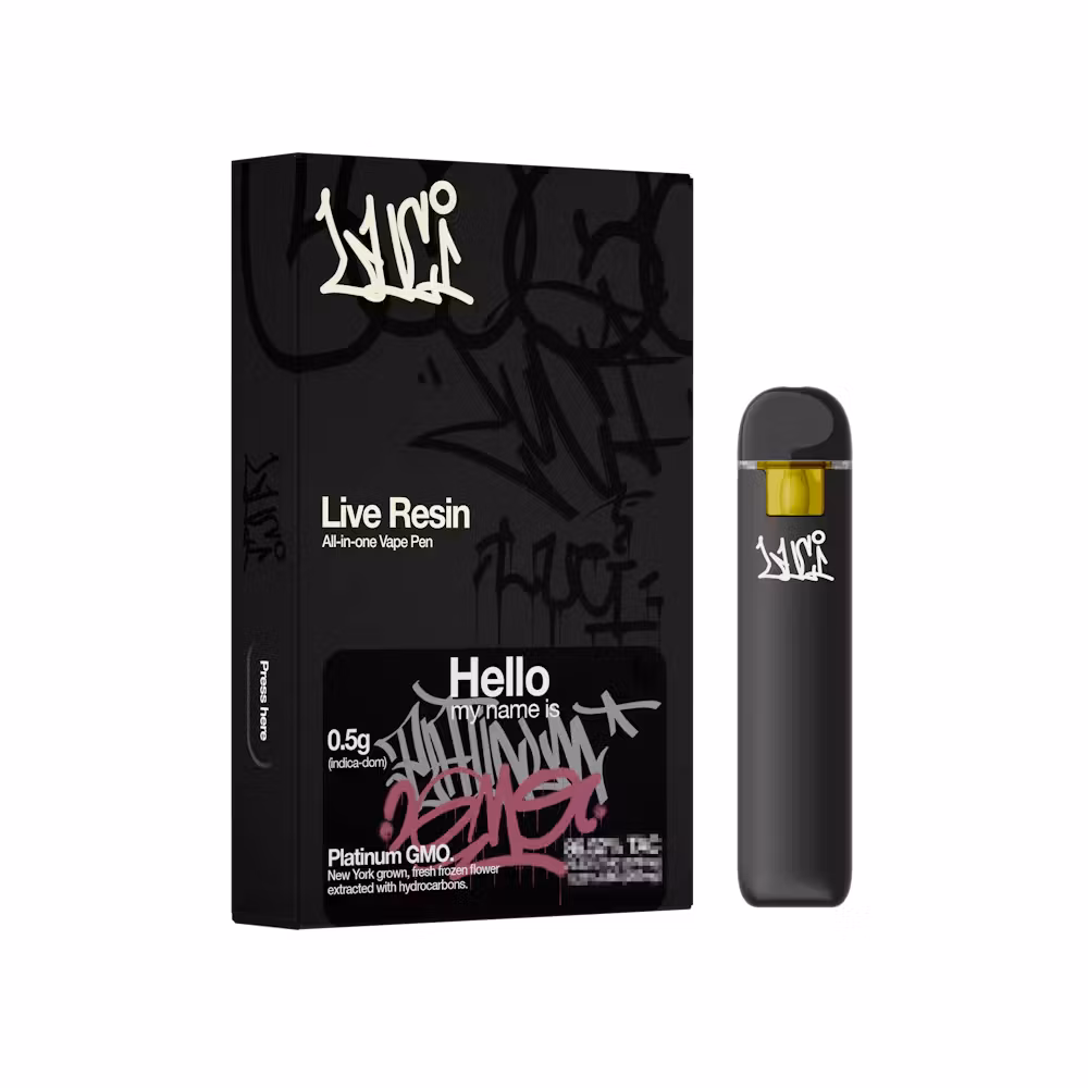 Photograph of product: Luci | Platinum GMO | Hybrid | Live Rosin AIO