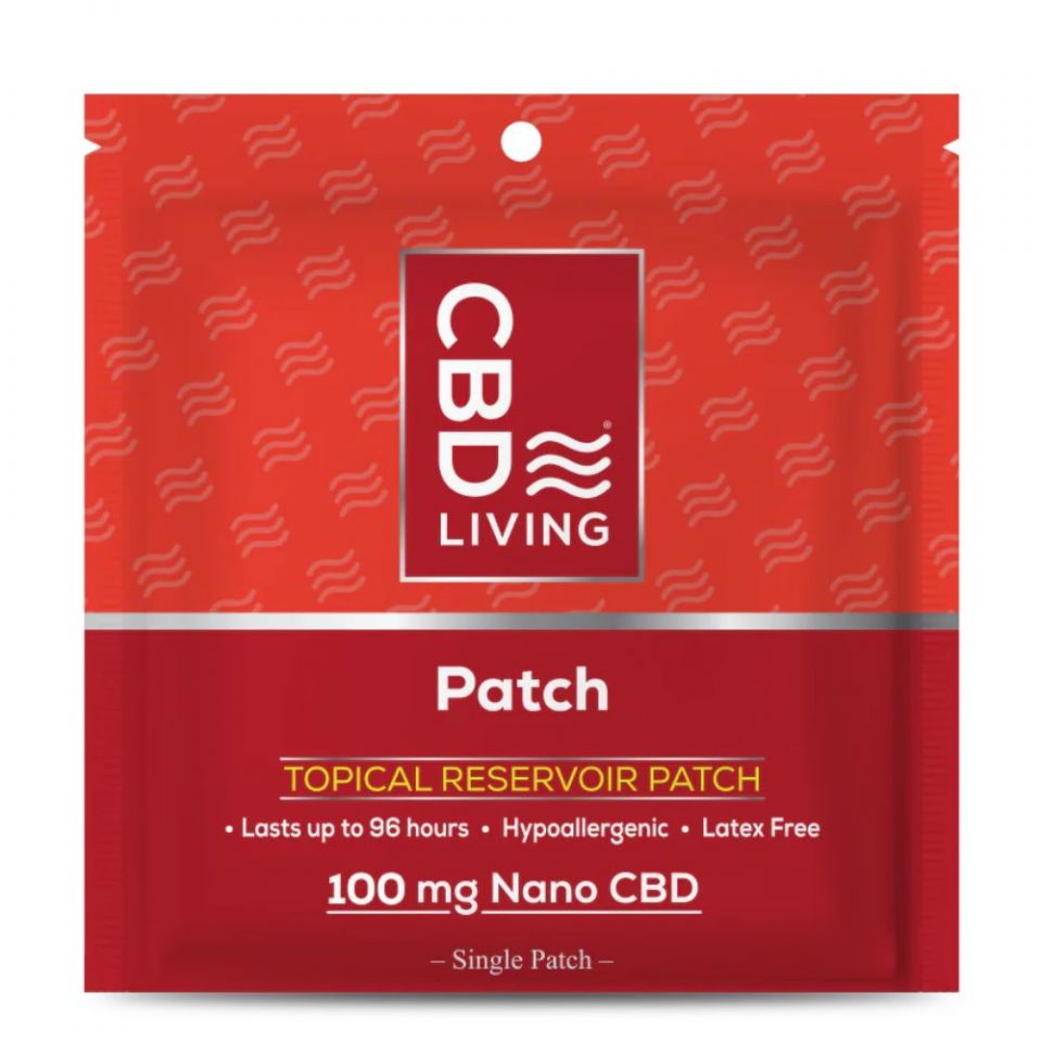 Photograph of product: CBD LIVING - 100mg CBD Patch - Topical Patch