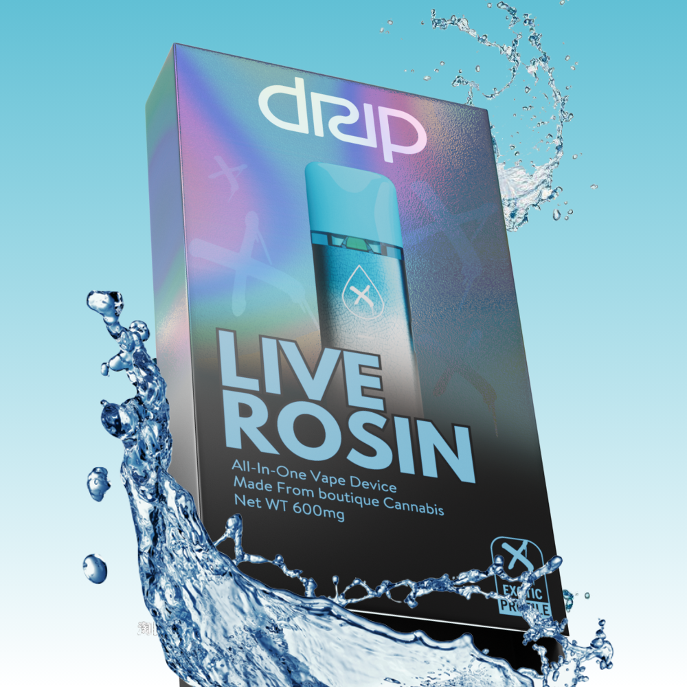 Photograph of product: (DRIP) Live Rosin AIO Vape - Exotic 0.6g (Gastro Pop)