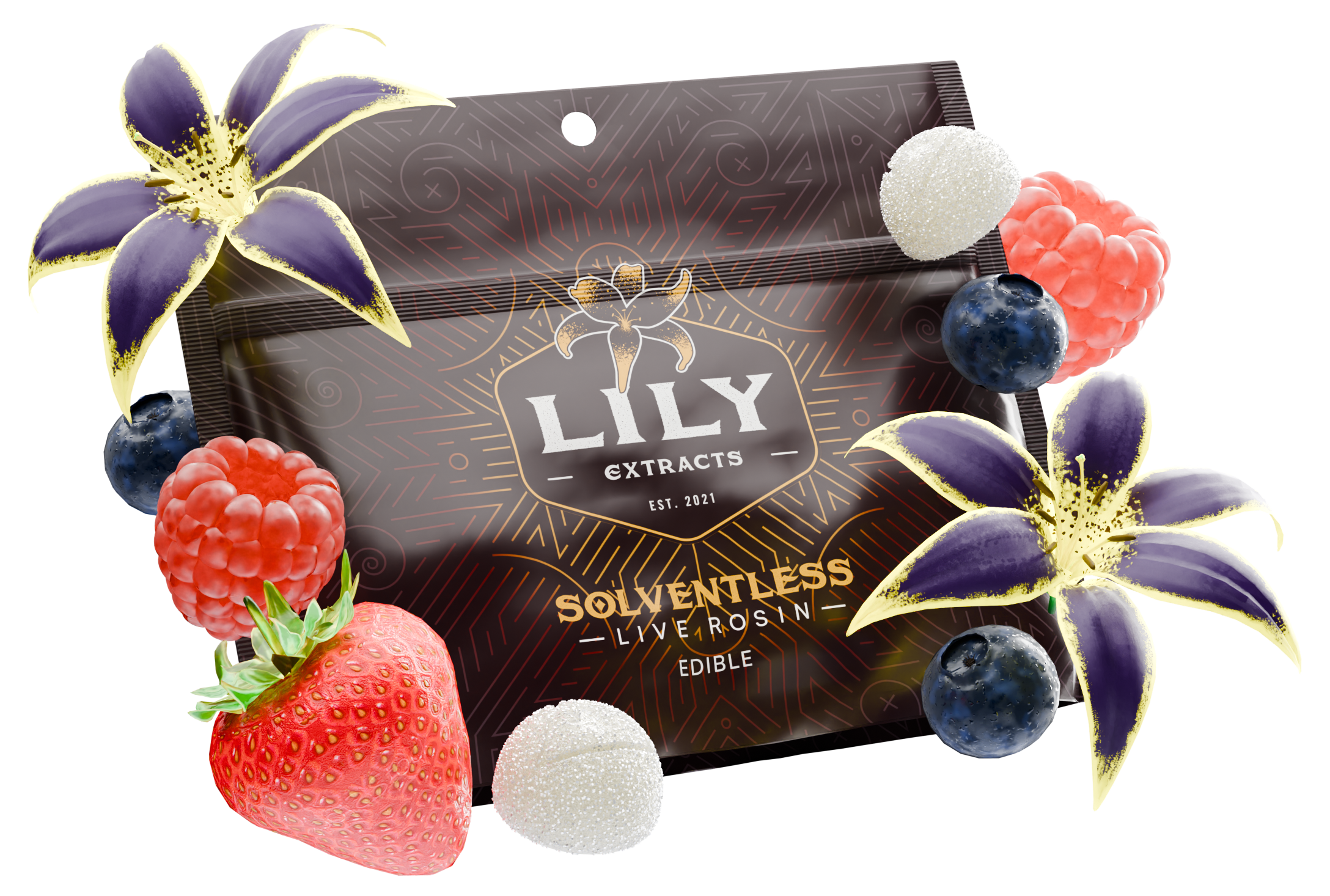 Photograph of product: Passionfruit | Live Rosin Gummies (10pk x 10mg)
