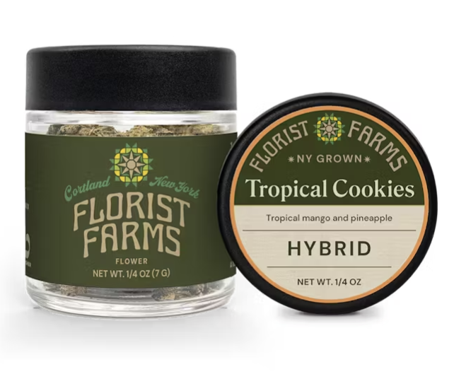 Photograph of product: Florist Farms- 7g Flower Jar- Tropical Cookies