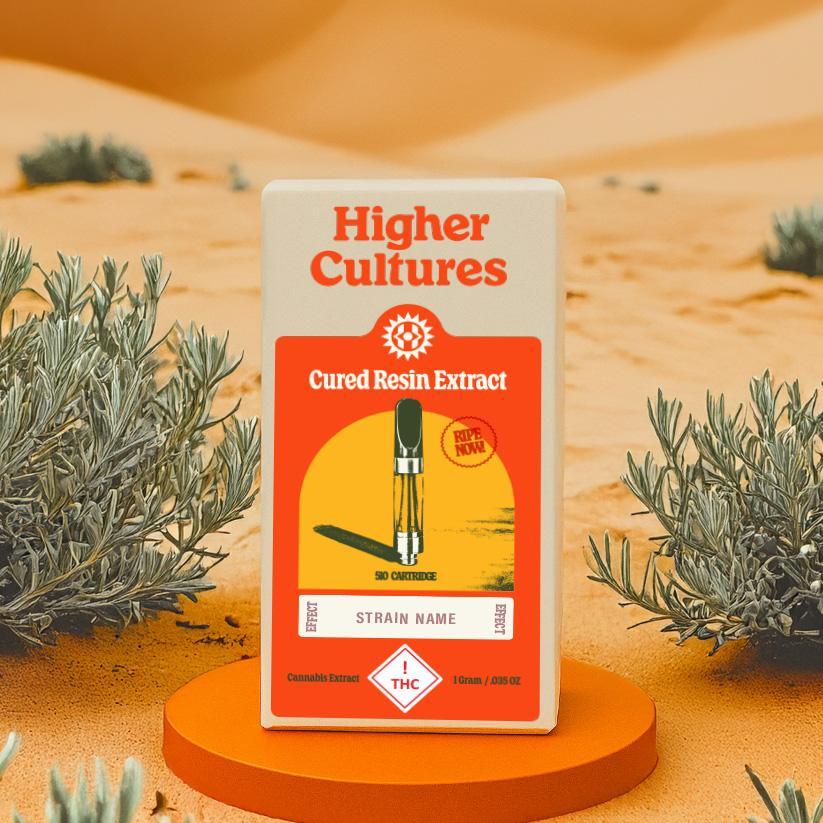 Photograph of product: Orange Kush Cured Resin Cart