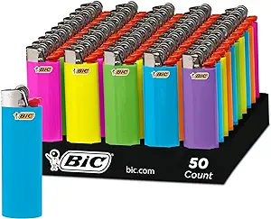 Photograph of product: Bic Classic Lighter | Assorted Plain Color