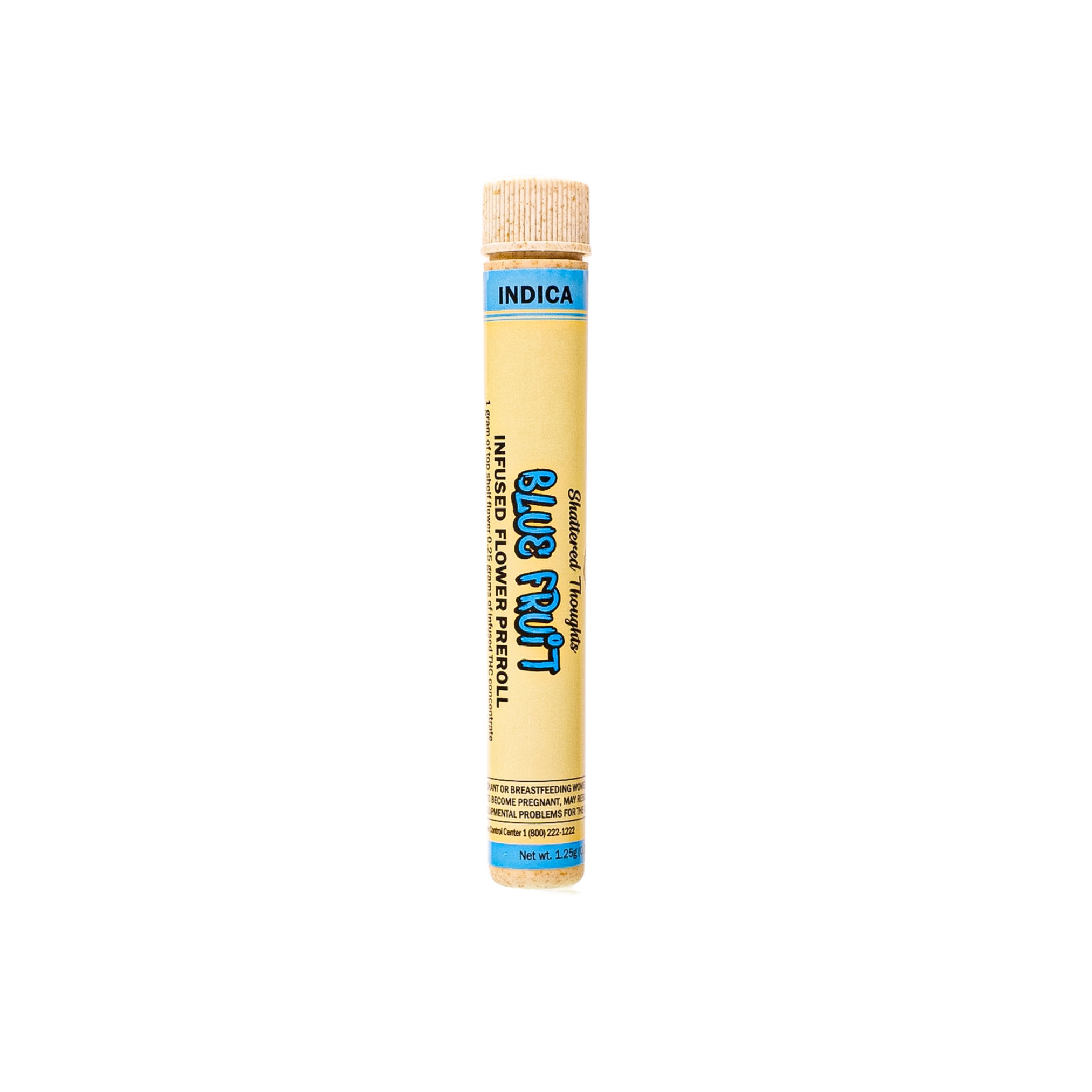 Photograph of product: Shattered Thoughts   Blue Fruit Infused Preroll