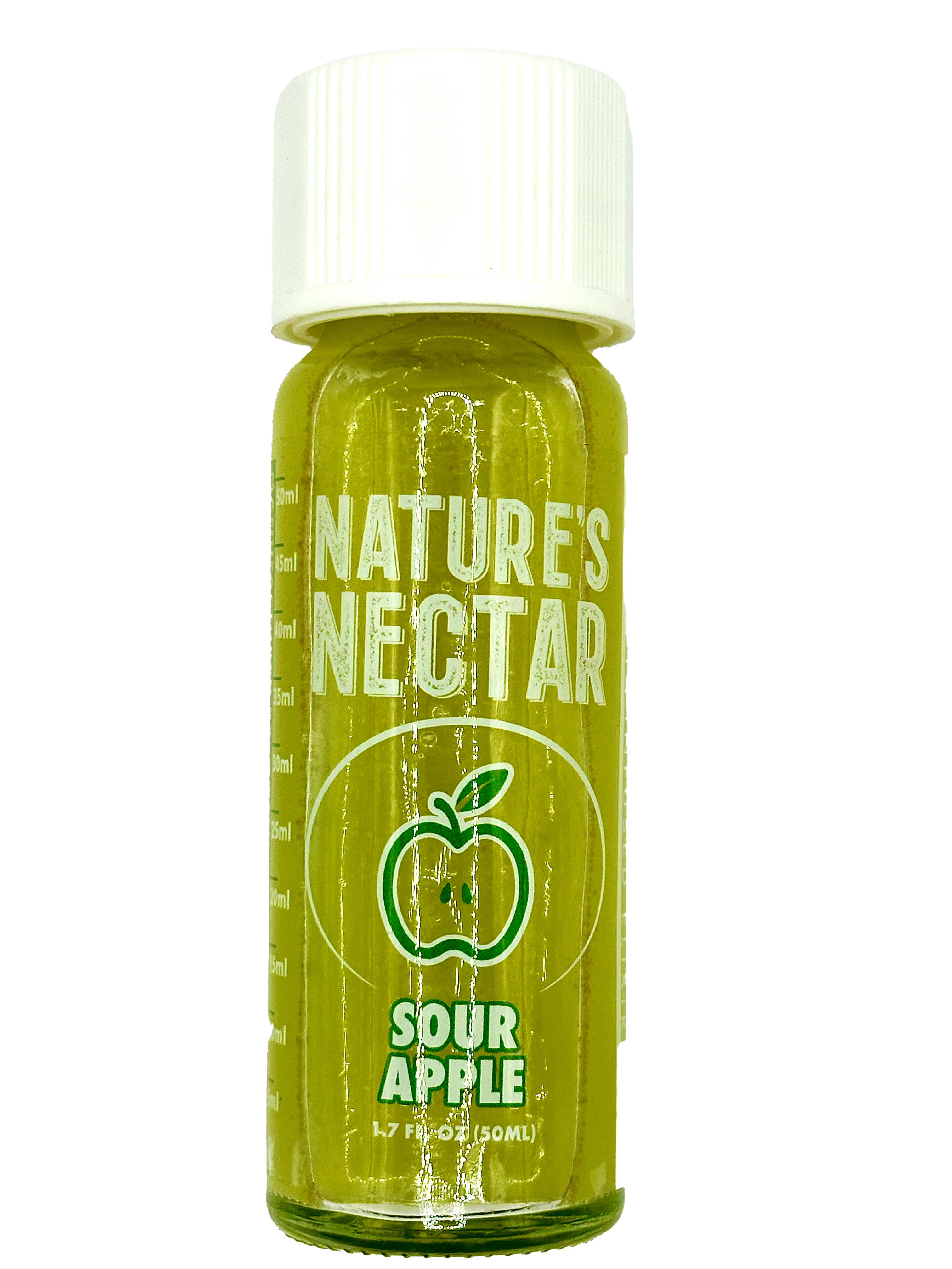 Photograph of product: Natures Nectar - Sour Apple - 100mg / 50ml Drink