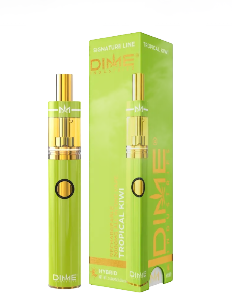 Photograph of product: Dime | Tropical Kiwi | AIO Vape Pen | 2g