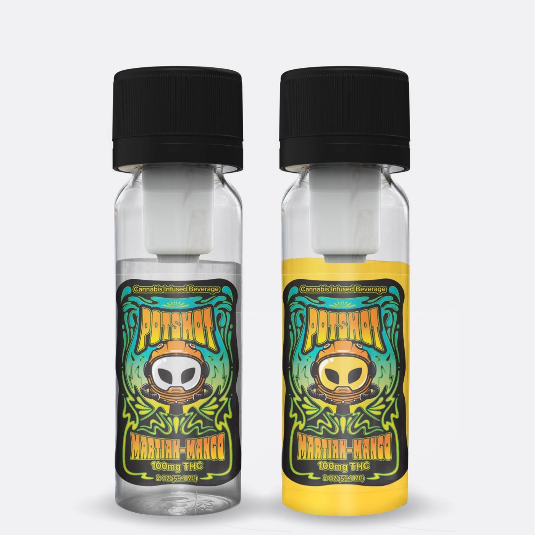 Photograph of product: PotShot | Martian Mango | Drink Enhancer | 100mg