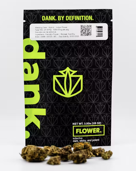 Photograph of product: Dank | 3.5g Flower | Wedding Cake