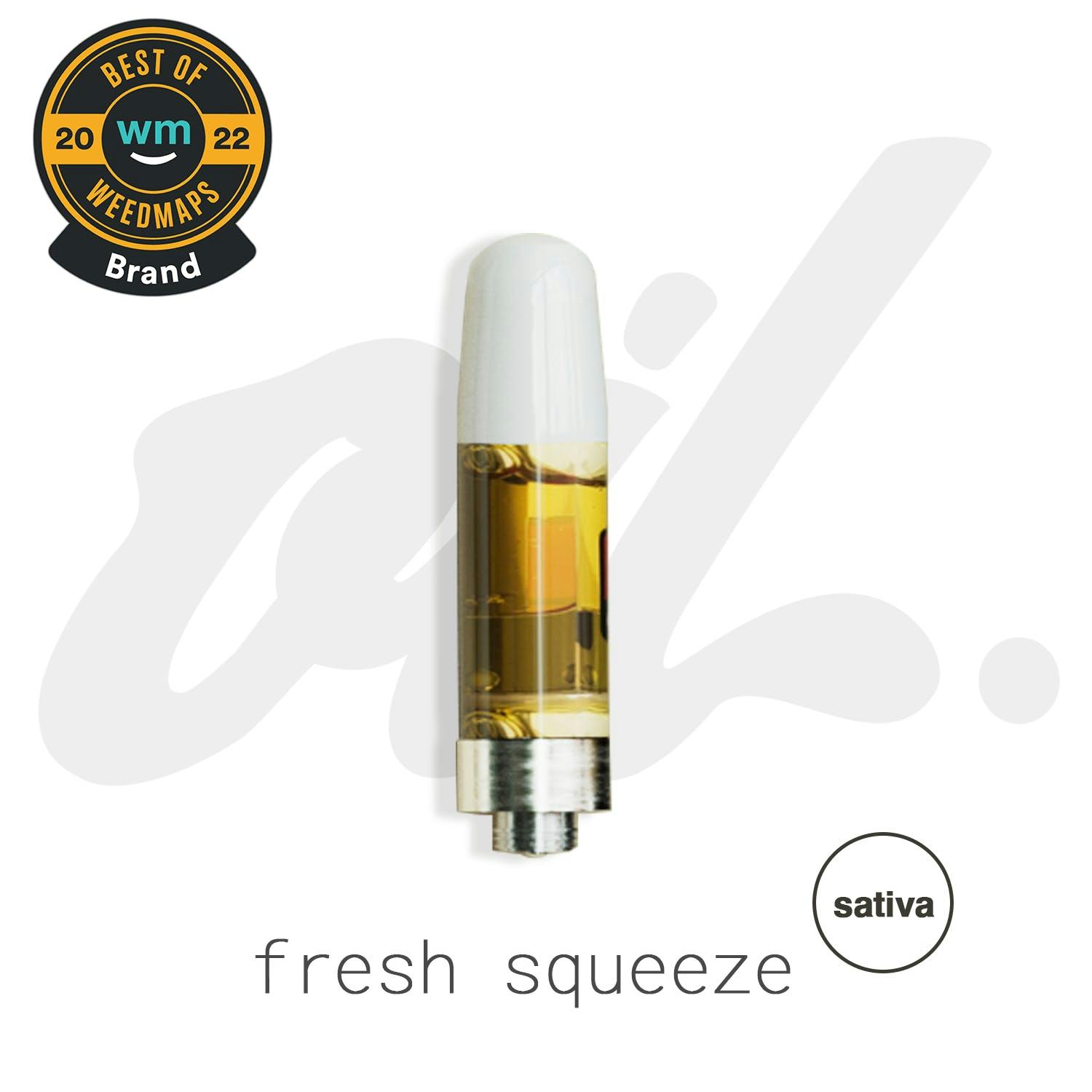 Photograph of product: Oil Cartridge (500mg) - Fresh Squeeze