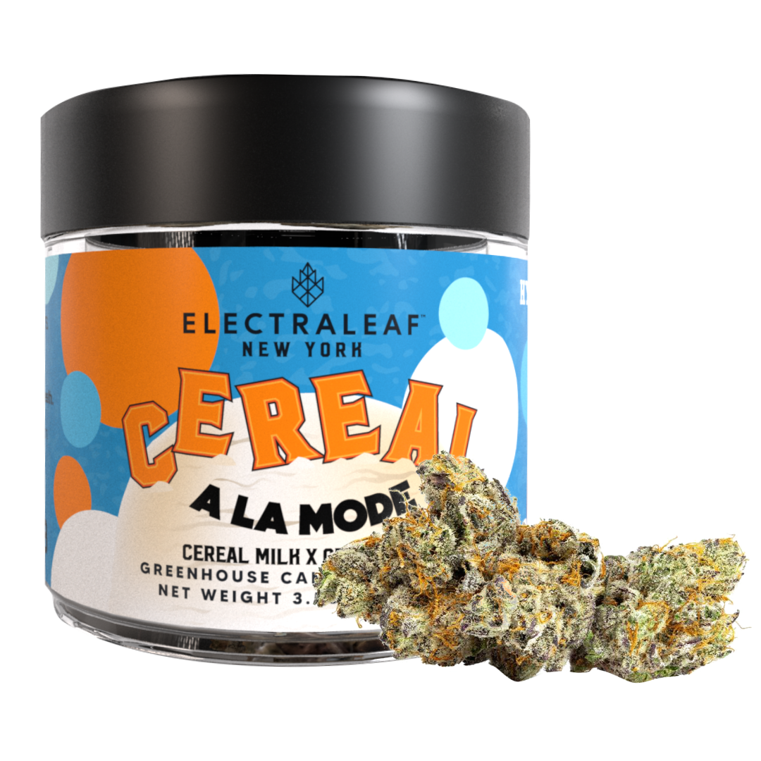 Photograph of product: Electraleaf | Flower | Cereal Milk | Hybrid | Hybrid - 3.5g