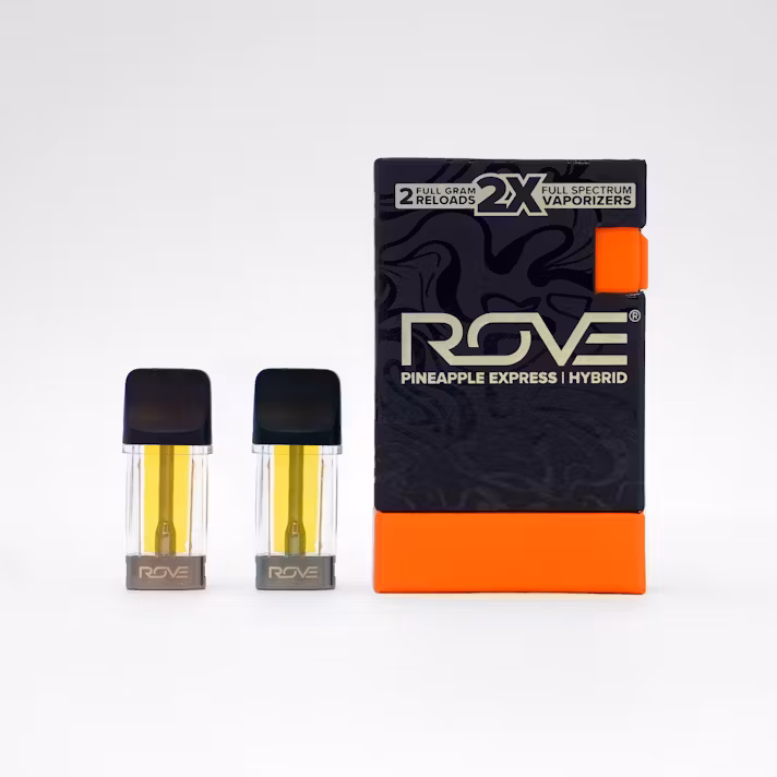 Photograph of product: Rove | Pineapple Express | Hybrid | Live Resin | Reload POD | 2pk