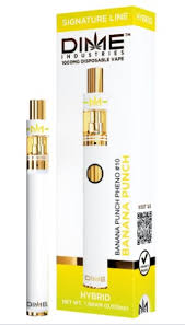 Photograph of product: Dime - Banana Punch (signature line) - Disposable