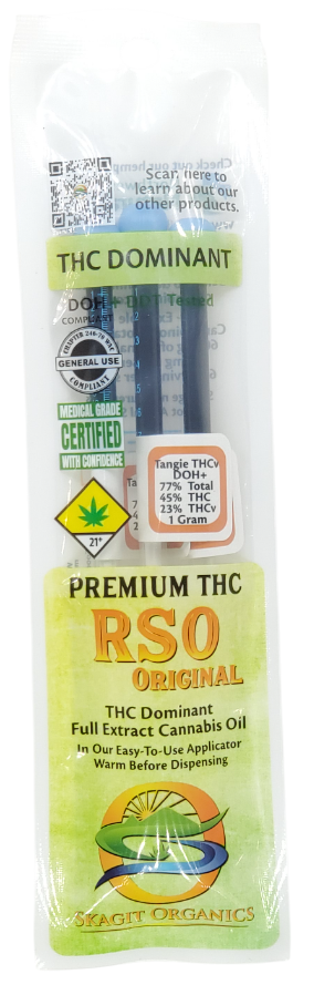 Photograph of product: Skagit CON Tangie RSO With TH-ouiV 3 x 1g