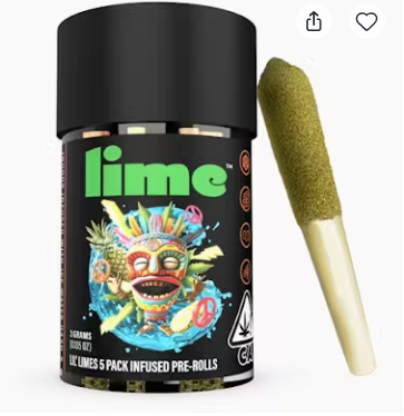 Photograph of product: MAUI WOWIE 0.6G LIVE RESIN & au chocolat INFUSED MINI PREROLL 5PK