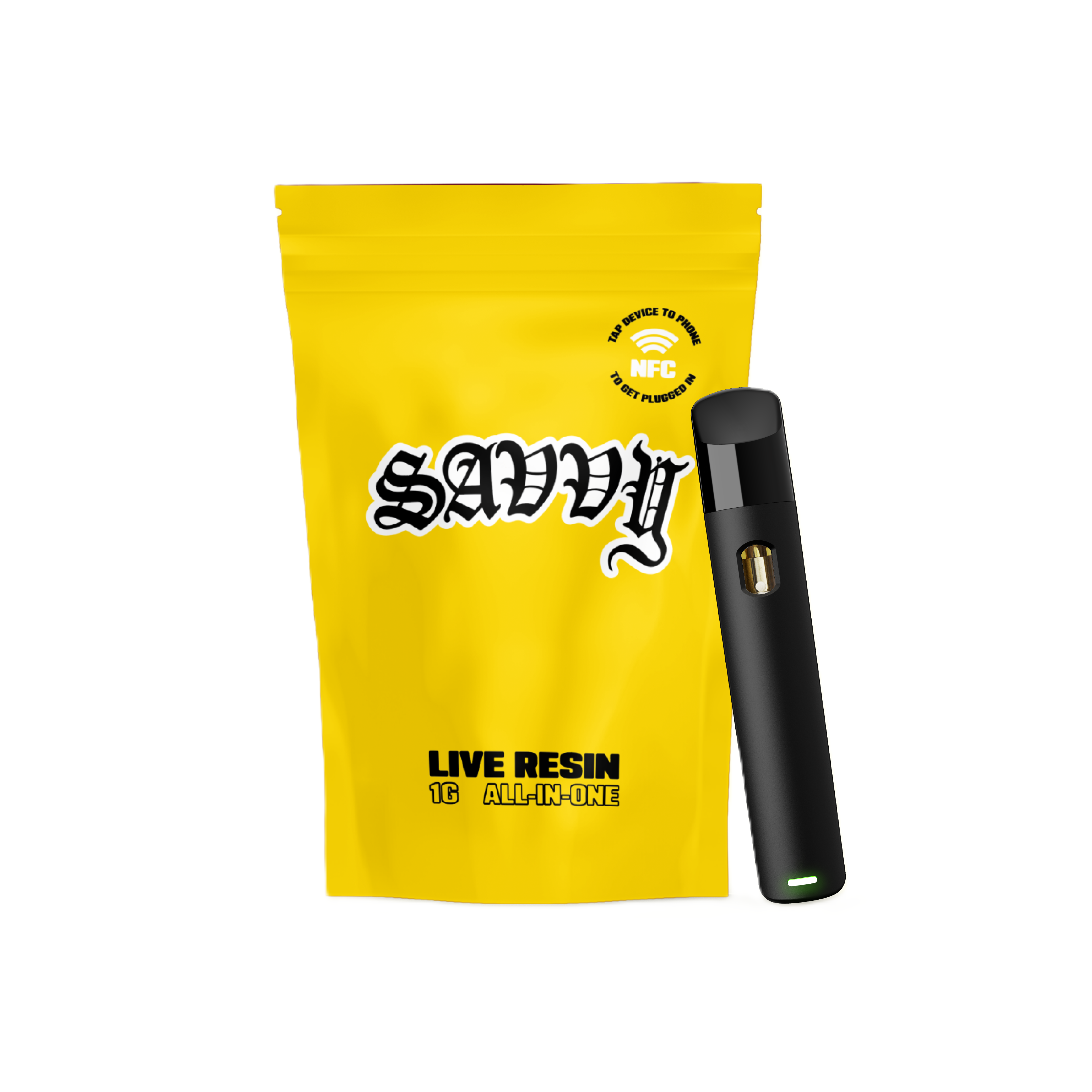 Photograph of product: Savvy Tahoe Brunch Live Resin Disposable