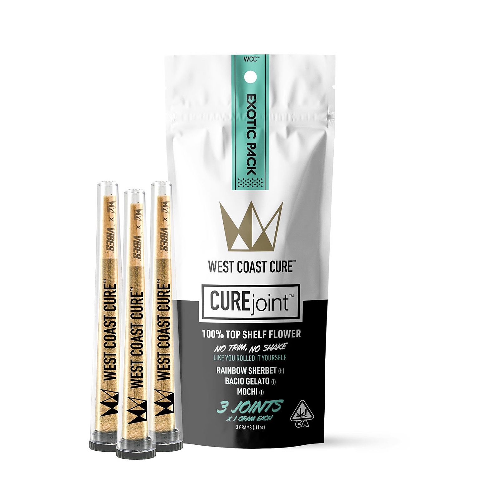 Photograph of product: 3pk Exotic pack -West Coast Cure