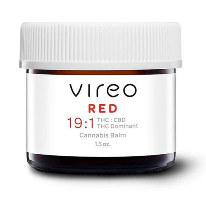 Photograph of product: Vireo | Red (TH-oui Dominant) | 1.5oz Balm